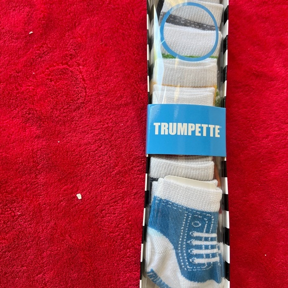Trumpette Blue and White Casual Socks - Picture 1 of 1
